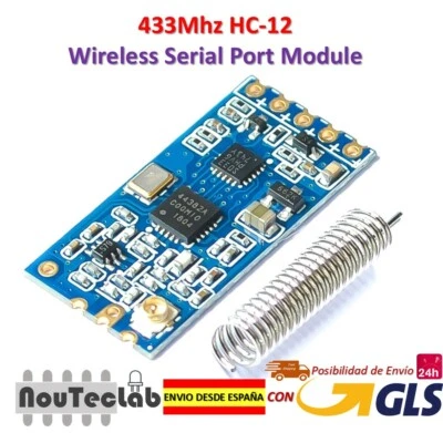 433Mhz HC-12 Wireless Serial Port Module 1000m Replace Bluetooth - Imagen 1 de 4