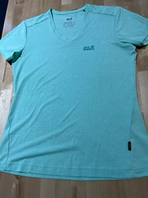 Camiseta Jack Wolfskin Mujer Talla M VERDE Manga Corta Foto 1 de 4