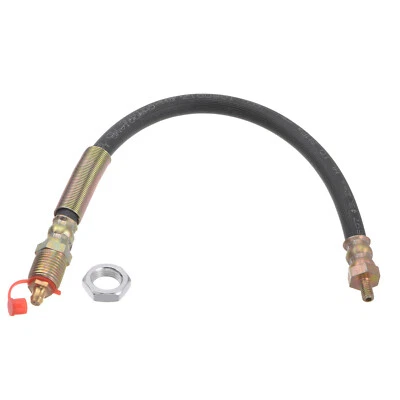 M6x1 Thread 11.81" Length Flexible Extension Grease Hose with Fixing Screw Nut - Image 1 of 4