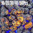 10 20 30 40 50Pcs Natural Yooperlite Uv Fluorescent Glowing Fire Rocks Stone