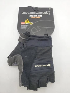 Endura Mighty Mitt Cycling Mountain Biking Summer Gloves Small Black MTB - Picture 1 of 3