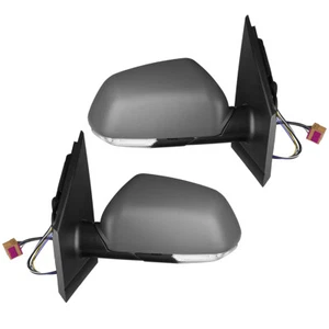 Rétroviseur DROITE + GAUCHE Pour Polo 9N3 2005 - 2009 Électrique Gris 2x Kit - Picture 1 of 9