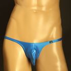 Ice Silk Tback G String Thong Briefs For Men Bulge Pouch Bikini Underwear