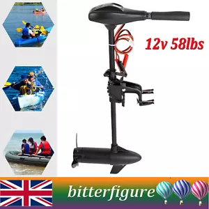 12v 58lbs Electric Trolling Motor Outboard Motor Fishing Boat Engine Short Shaft - Picture 1 of 23
