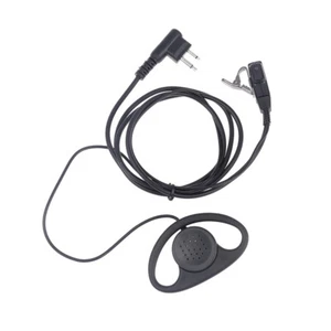 2 Pin D-Shape Earpiece Headset MIC PTT Mic Earpiece Earphone for Baofeng - Photo 1/10