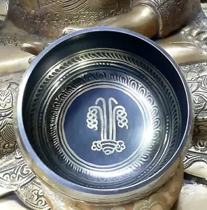 6'' Tibetan Singing Bowl-Smooth Relaxing Sound Bowl-Singing Bowl Gift-Yoga bowl - Picture 1 of 4