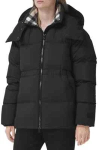 Chaqueta acolchada Burberry Broadwas en negro talla S IT40 FR38 US6 UK8 - Imagen 1 de 15