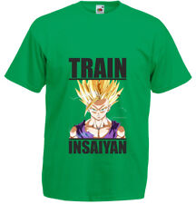 Dragon Ball Z Train Insaiyan Anime Goku Vegeta Men's Women's Printed T-Shirt