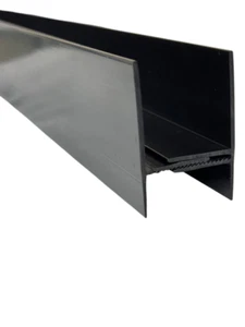 Storm Door Sweep Bottom Expander, Adjust. Fits-All 32-36 inch -Black & White - Picture 1 of 10