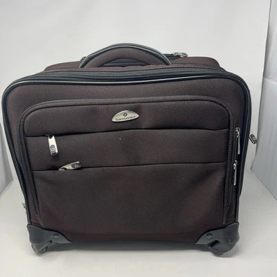 Samsonite 4 Wheel Portfolio Overnighted Luggage Laptop Bag Carry On - Image 1 of 4