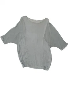 Transit Par Such Damen Bluse Top UK 16 Large Grau Seide CH87 - Bild 1 von 4