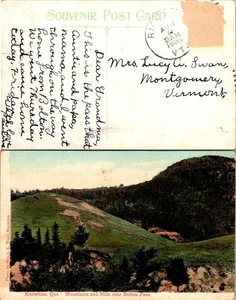 Postal de colección - Knowlton, Quebec: montañas y colinas cerca de Bolton - Imagen 1 de 1
