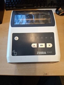 Zebra ZD421 Thermal Label Printer With Power Supply. - Picture 1 of 10