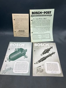 original Bosch Prospekt Werbung Zündkerze Glühkerze Oldtimer Vorkrieg [4081-12] - Picture 1 of 5