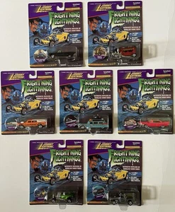 Complete Set(7) Series 1 Johnny Lightning Fright’ning Lightnings Cars w/ Ecto 1A - Picture 1 of 24