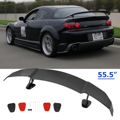 Rear Trunk GT Wing Racing Spoiler Carbon Lip For Mazda RX-8 2004-2011 - Image 1 of 4