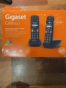 Gigaset E290 Duo schwarz Schnurloses Telefon #2268070 - Photo 1/1