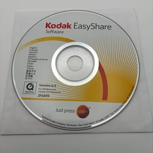 Kodak Easyshare Software Version 6.4 (CD for Windows & Ver. 6.0 Macintosh) 2007 - Photo 1/3