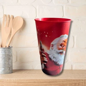 Cineplex Odeon Coca-Cola Christmas Santa Collectible Plastic Cup - Picture 1 of 1