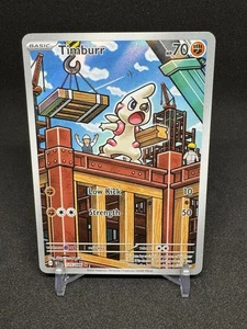 Timburr 125/086 Sv: Black Bolt Holo Pokemon TCG Illustration Rare  - Bild 1 von 2