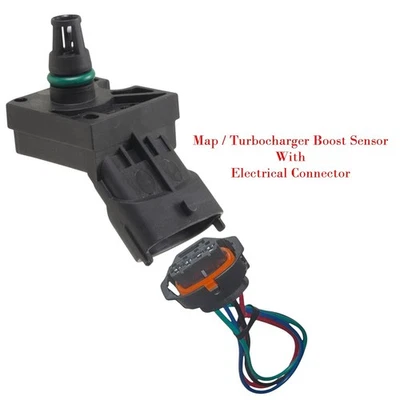 Map / Turbocharger Boost Sensor + Connector for Jaguar Land Rover Volvo 04-24 - Image 1 of 4