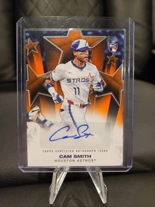 2025 Topps Update #BSAU-CS Cam Smith Baseball Stars Autograph Orange /25 (RC) - Picture 1 of 2