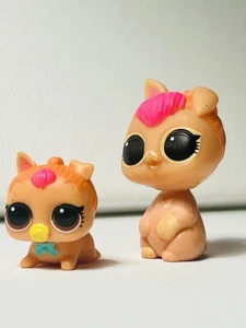 LOL Muñeca Sorpresa MASCOTAS Lote De 2 Neón - Imagen 1 de 2