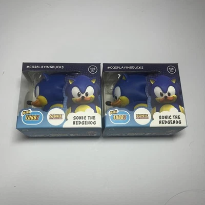Dos TUBBZ DUCK Sonic The Hedgehog MINI PATOS DE GOMA Nueva Caja Sellada  Foto 1 de 4