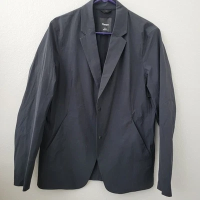Theory Men's Jacket Black Size Medium Water Resistant Classic Sport Fashion  - Image 1 of 4