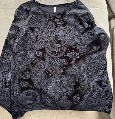 Blusa para mujer Terciopelo Brillante Elegante XL Foto 1 de 4