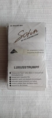 5 Paar Feinkniestrümpfe schwarz, 20den, one size - Bild 1 von 2