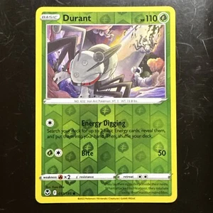 Pokémon TCG Durant Sword & Shield - Silver Tempest 013/195 Reverse Holo Common - Picture 1 of 3
