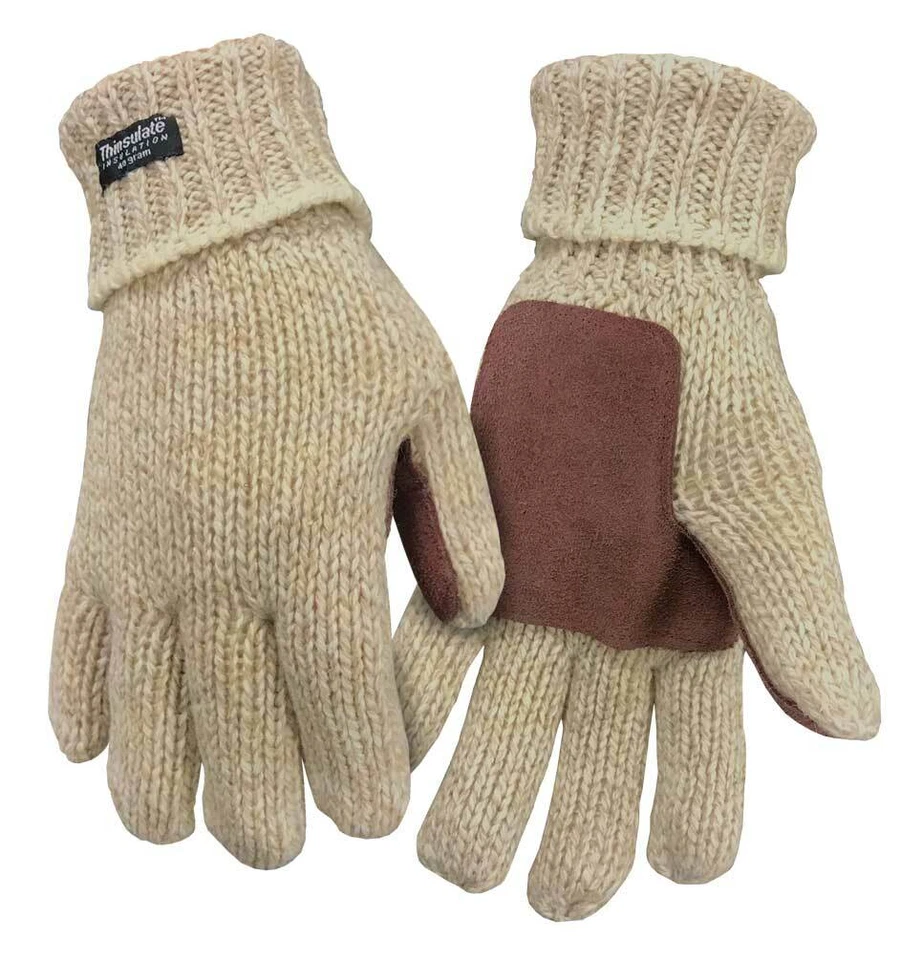 Northstar Mens Full Finger Ragg Wool Glove 3M Thinsulate 40 Gram Insulation Rag - Image 1 of 1