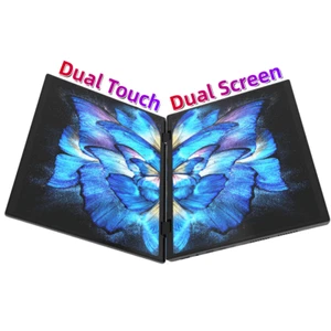 14 Inch 2 In 1 Laptop Dual Screen 16GB RAM 512GB SSD WIN 11 Touch screen Monitor - Picture 1 of 6