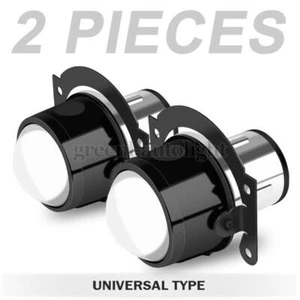 2PCS 2.5in Bi-Xenon Fog Light Lamp Projector Lens Hi-Lo Beam Retrofit Universal - Picture 1 of 11