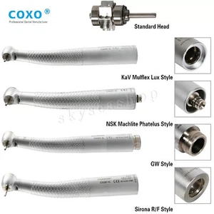Pieza de mano dental de fibra óptica LED de alta velocidad COXO para acoplador Kavo LUX NSK Sinora - Imagen 1 de 38