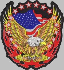 Machine Embroidery Designs American Eagle Patterns PES JEF HUS File - Picture 1 of 1