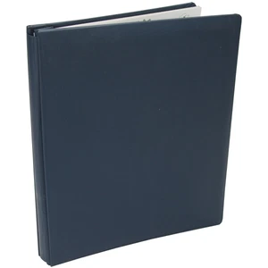 Pioneer  Family Treasures Fabric Post Bound Album 8.5"X11"-Navy Blue - Picture 1 of 1