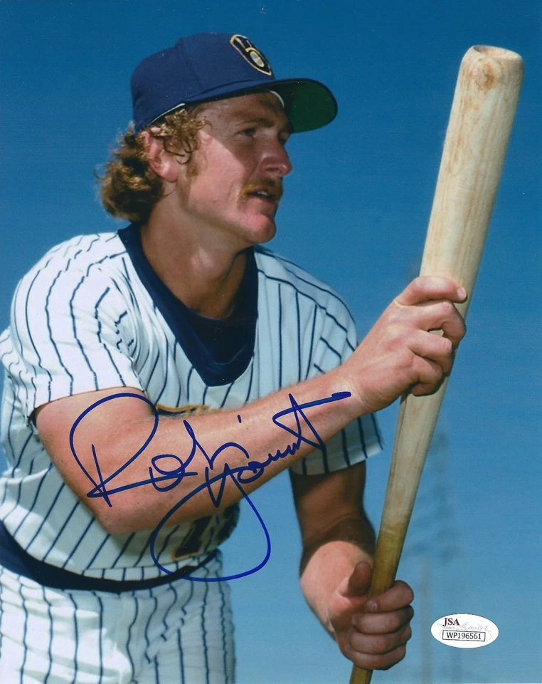 AUTOGRAPHED 8x10 ROBIN YOUNT  Milwaukee Brewers Photo W/JSA COA  - Image 1 of 1