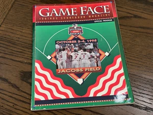 Cleveland Indians Game Face Scorebook Magazine 1995 Division Series Jacobs Field - Picture 1 of 5