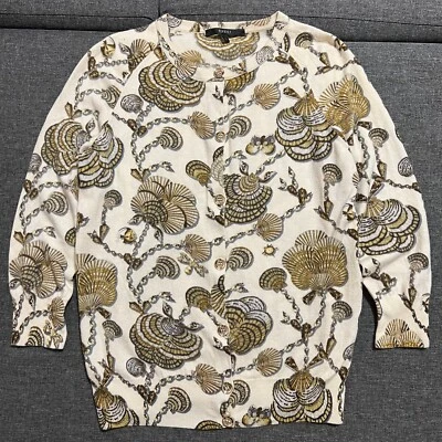 Gucci Sea Shells Cashmere Jumper Pullover Women's Size fit M - Image 1 of 4
