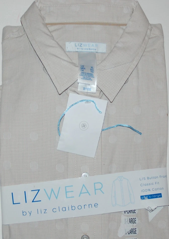 New Womens Liz wear Liz Claiborne Shirt Blouse XL X Large - Image 1 of 1