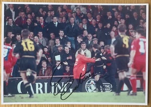 Fung-Fu Eric Cantona Manchester United Fotodruck A5 Autogramm Vordruck - Bild 1 von 1