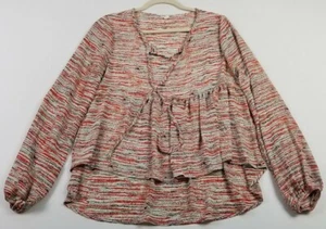 Painted Threads Bluse Damen M Medium Mehrfarbig Space Dye Langarm Fließend - Bild 1 von 10
