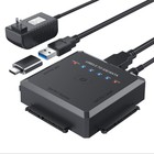 SATA/IDE to USB 3.0 Adapter, Hard Drive Reader Adapter Ultra Recovery Convert...