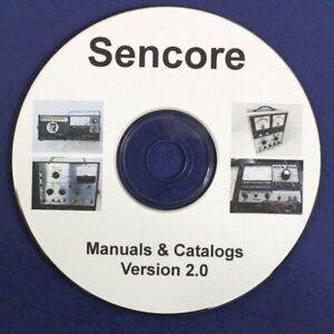 Over 50 Sencore Service Manuals Schematics Parts Lists Catalog (pdf files) on Cd