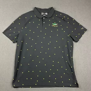 Oakley Polo Shirt Mens Size 2XL Black Short Sleeve Regular Fit Polka Dot Hyrdo - Picture 1 of 9
