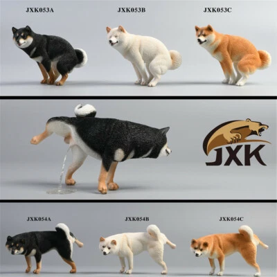 JXK 1:6 Scale Shiba Inu Model Pet Dog Animal Figure Collection Decoration Gift - Image 1 of 4