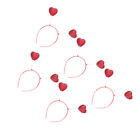  5 Pcs Heart Headdress Bandana Headband Valentines Day Hair Hoops