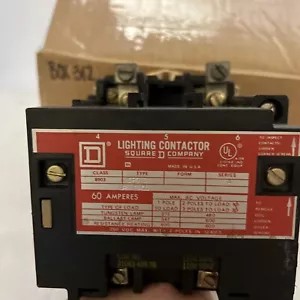 Square D 8903SPG1 Lighting Contactor 60 AMP Ser A 208V Coil - Picture 1 of 3